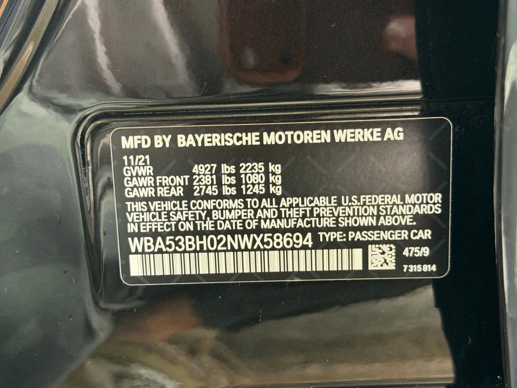 Used 2022 BMW 530i w/ M Sport Package RWD image 55