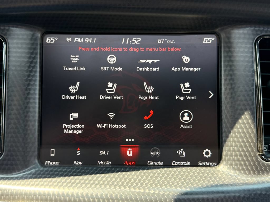 Used 2018 Dodge Charger SRT Hellcat w/ Harman/Kardon Audio Group RWD image 27