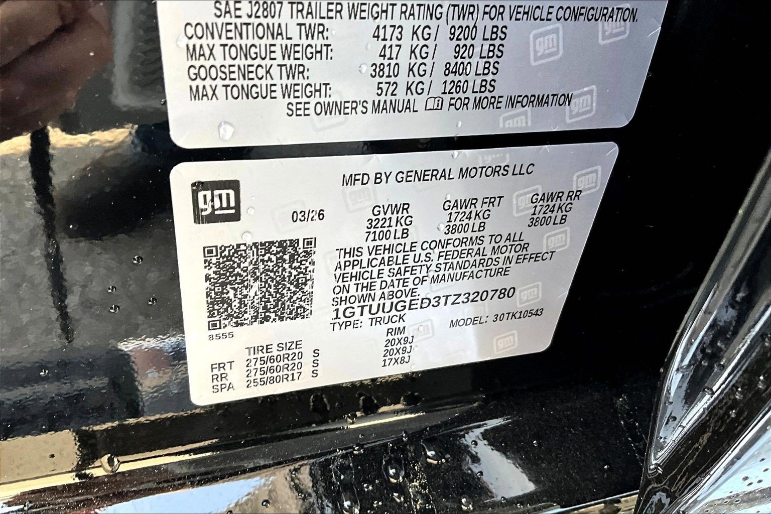New 2026 GMC Sierra 1500 Denali w/ LPO, Black Badging Package AWD/4WD image 12