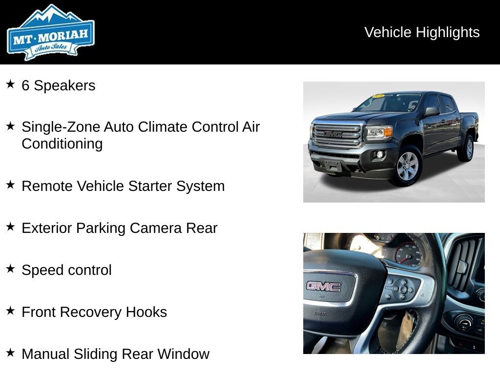 Used 2016 GMC Canyon SLE w/ SLE Convenience Package image 8