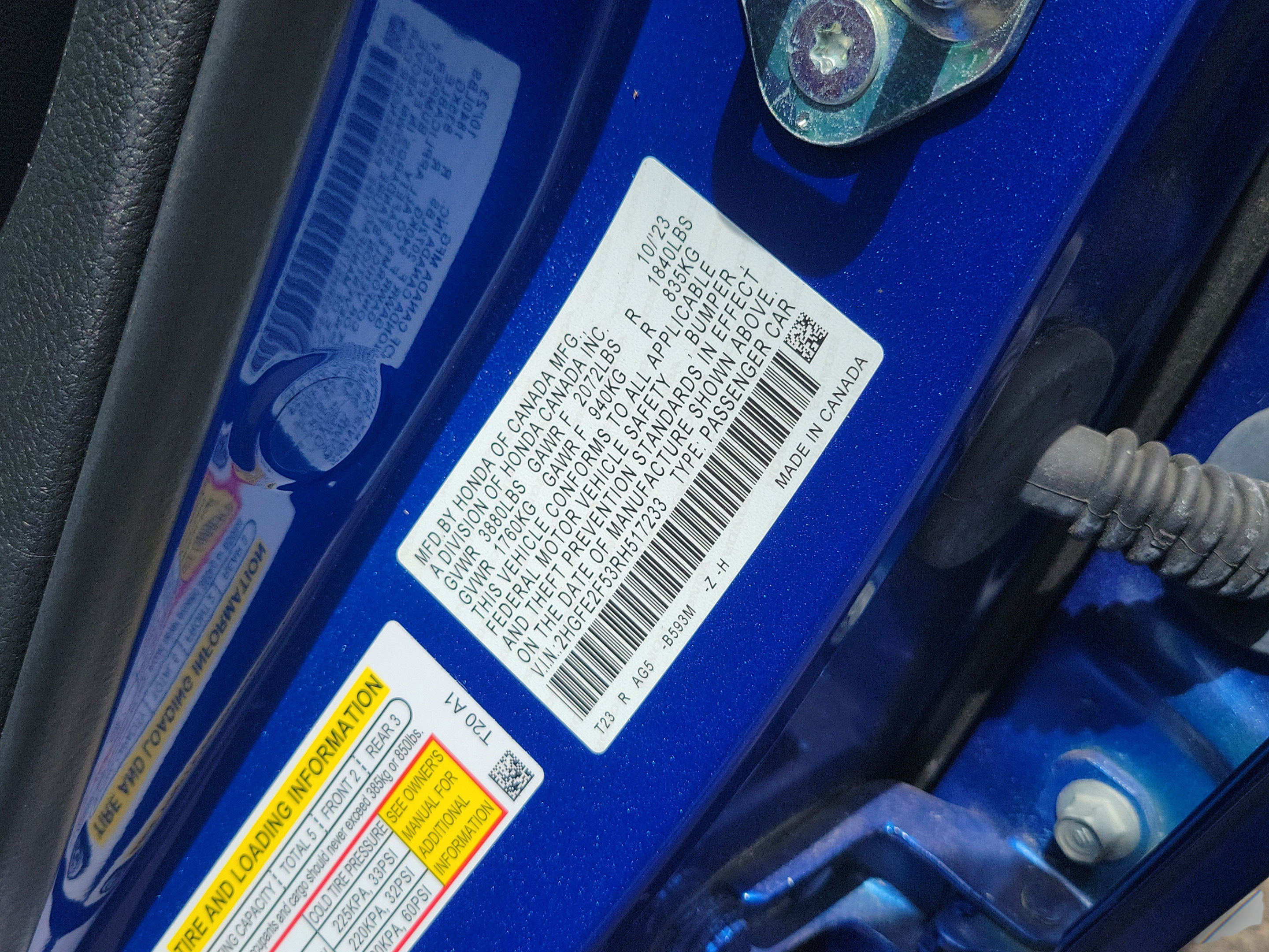 Certified 2024 Honda Civic Sport image 32