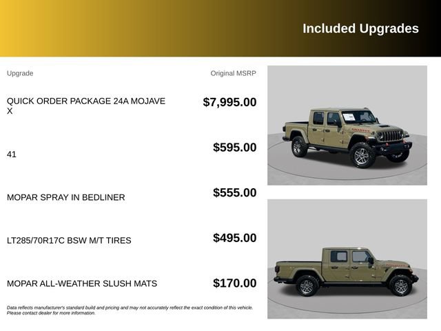 New 2026 Jeep Gladiator Mojave AWD/4WD image 6