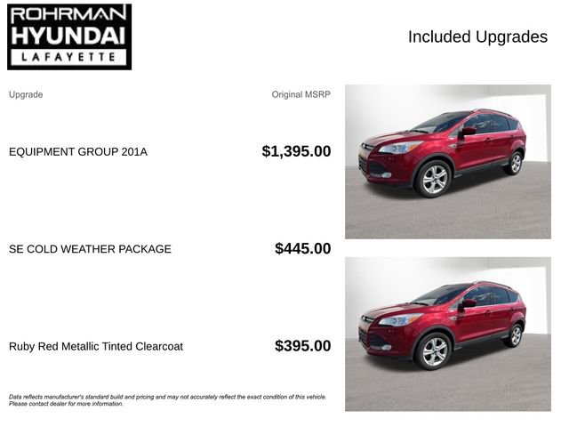Used 2016 Ford Escape SE w/ Equipment Group 201A FWD image 4