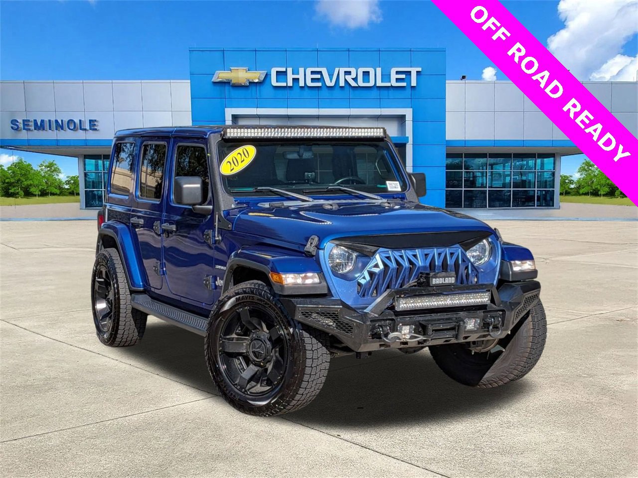 Used 2020 Jeep Wrangler Unlimited Sahara w/ Uconnect 4C Nav & Sound Group image 1