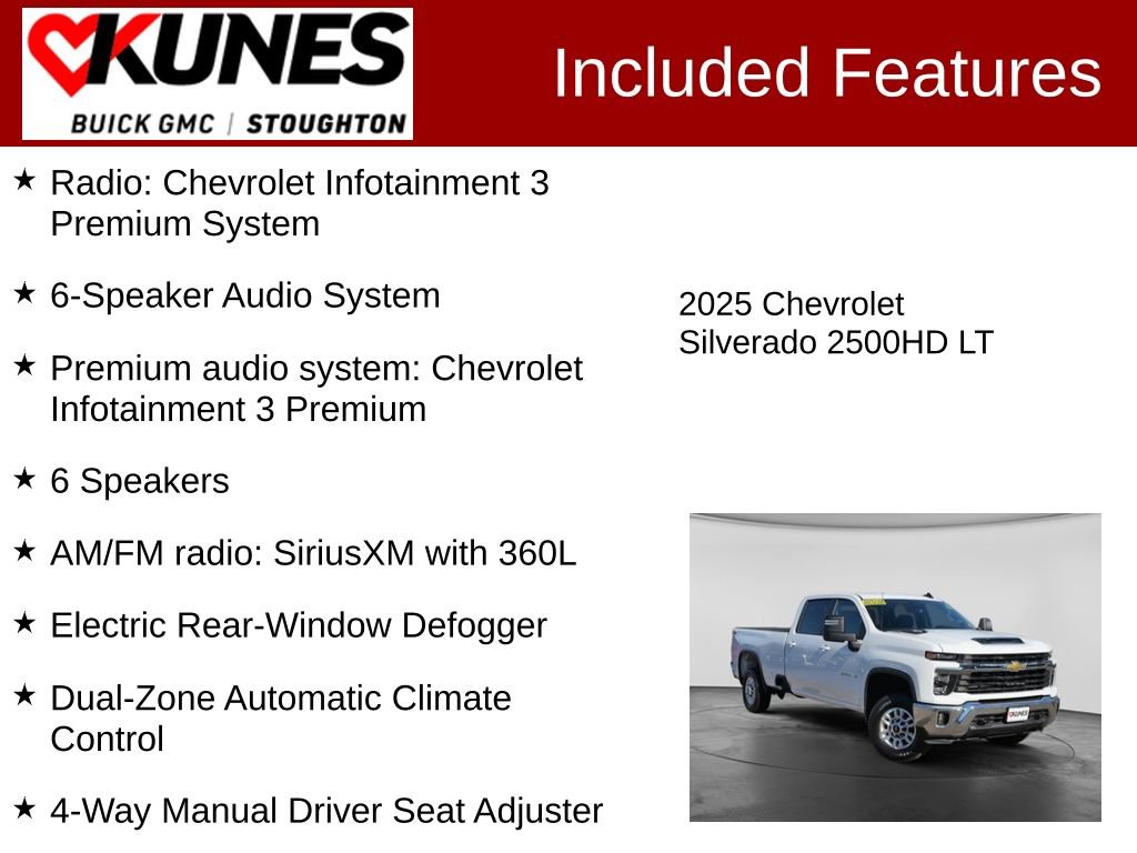 Used 2025 Chevrolet Silverado 2500 LT w/ Convenience Package AWD/4WD image 3