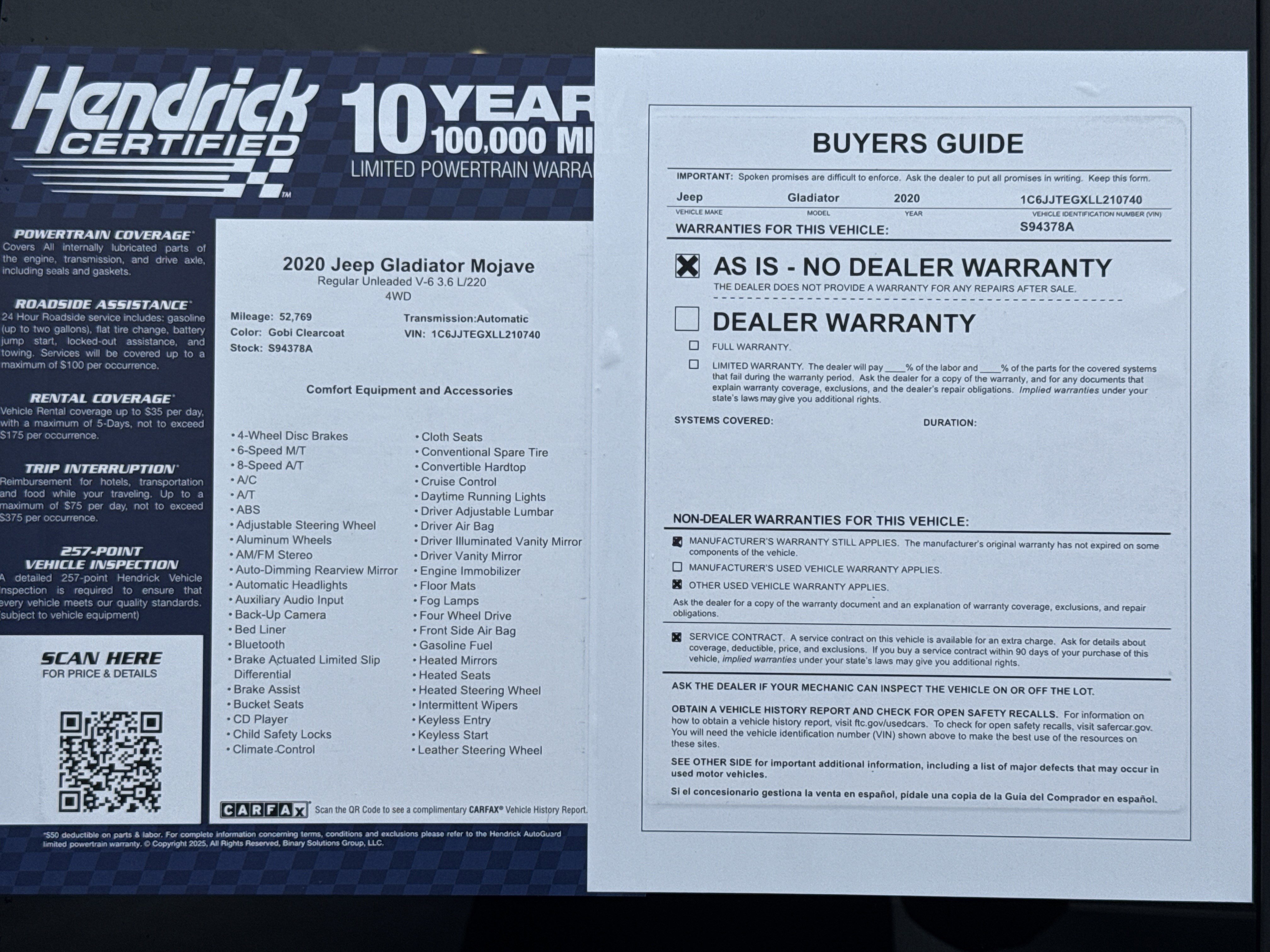 Used 2020 Jeep Gladiator Mojave image 34