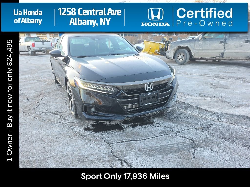 Certified 2022 Honda Accord Sport