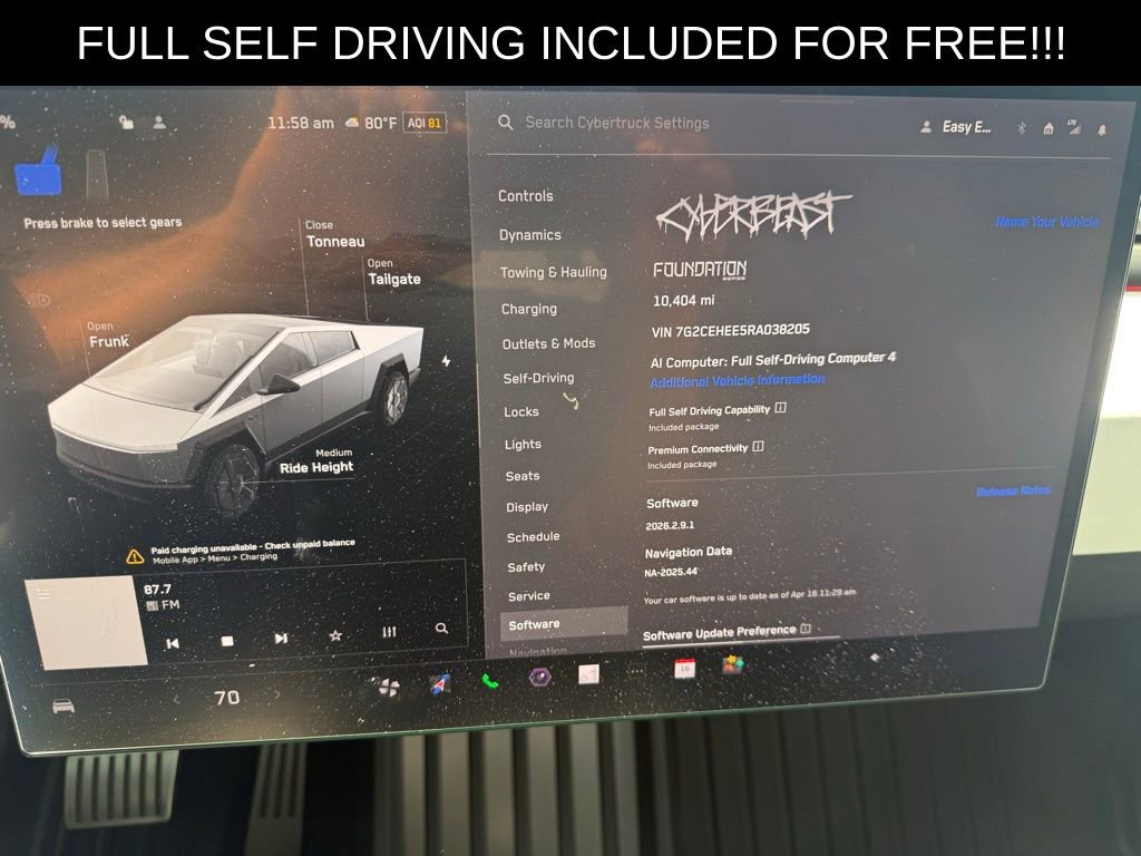 Used 2024 Tesla Cybertruck Cyberbeast AWD/4WD image 11