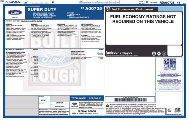 New 2024 Ford F550 4x4 Regular Cab Super Duty image 4