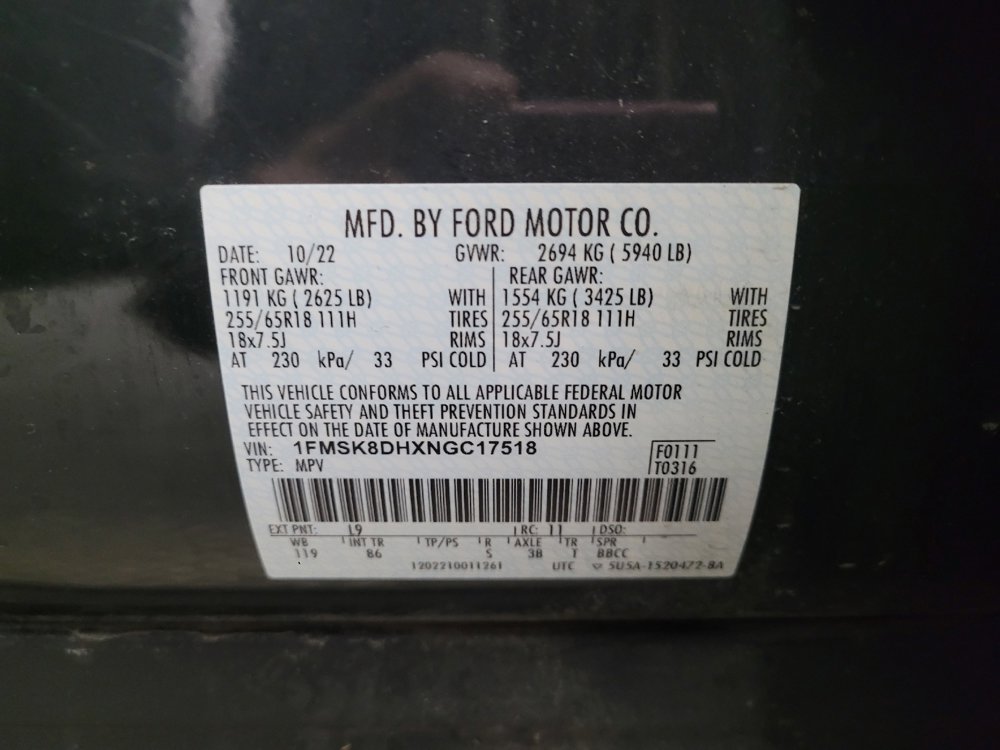 Used 2022 Ford Explorer XLT image 33