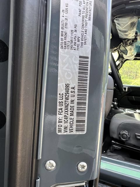 New 2026 Jeep Wrangler Sport AWD/4WD image 9