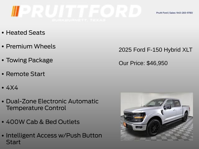 Used 2025 Ford F150 XLT w/ Equipment Group 302A MID AWD/4WD image 31