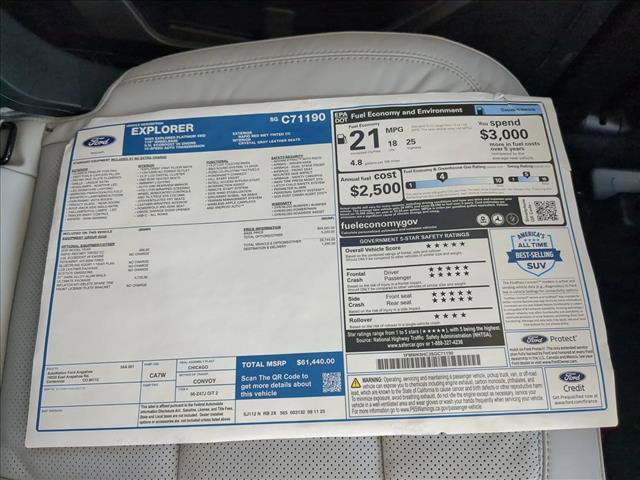 New 2025 Ford Explorer Platinum w/ Ultimate Package image 17