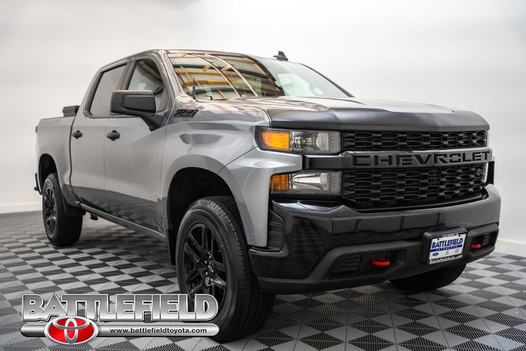 Used 2021 Chevrolet Silverado 1500 Custom Trail Boss w/ Safety Confidence Package AWD/4WD image 1