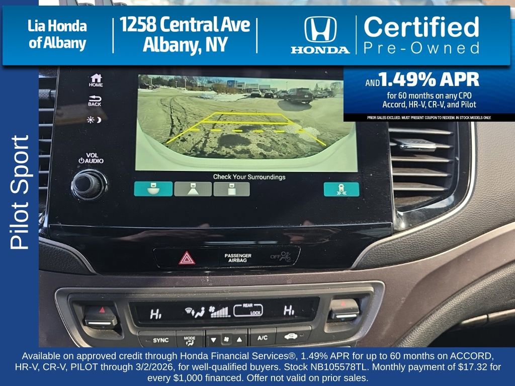 Certified 2022 Honda Pilot Sport image 17