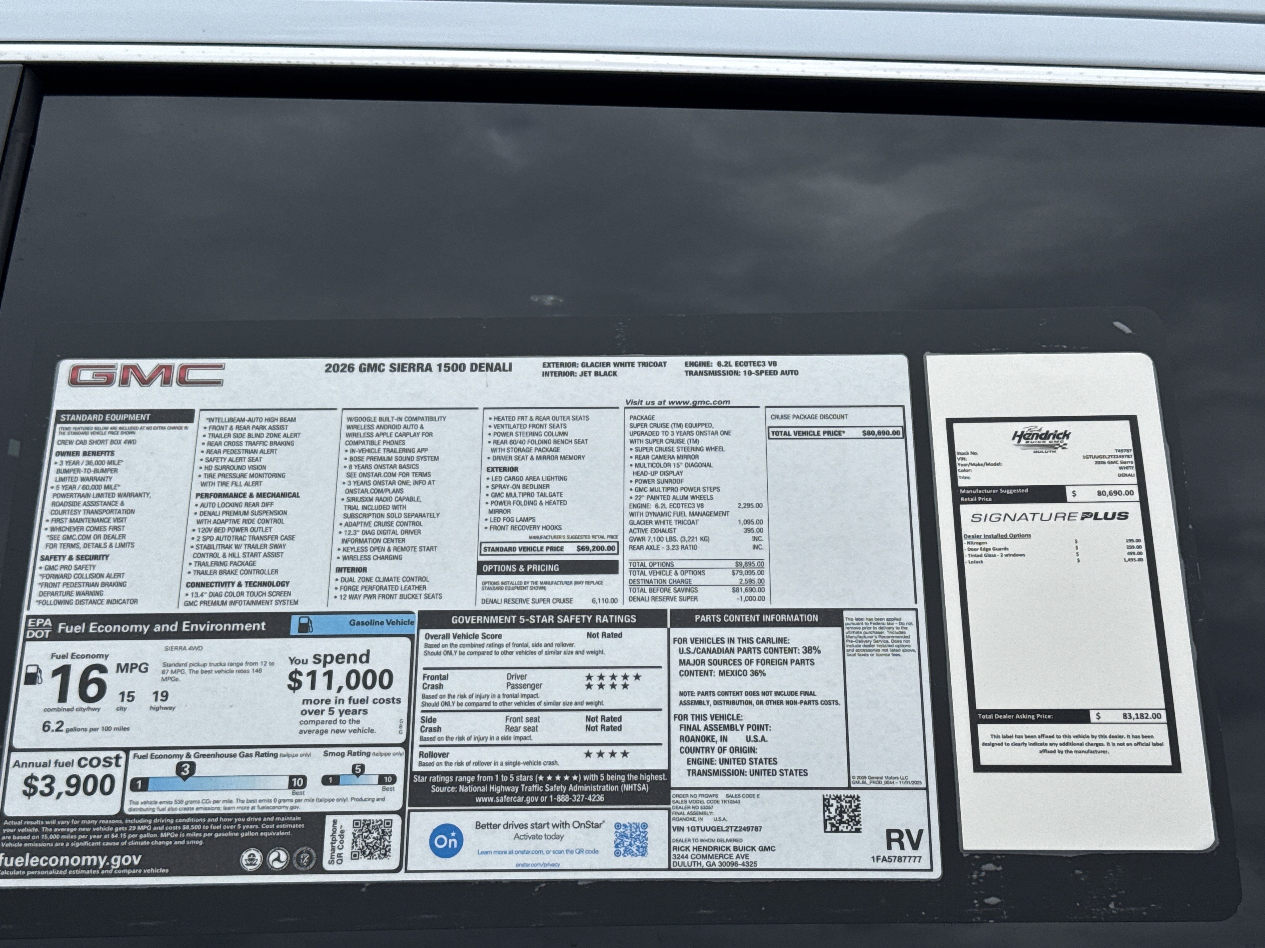 New 2026 GMC Sierra 1500 Denali AWD/4WD image 36