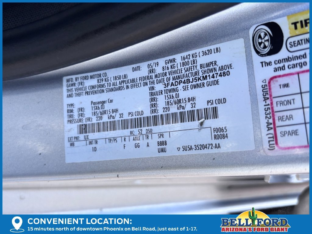 Used 2019 Ford Fiesta SE FWD image 33