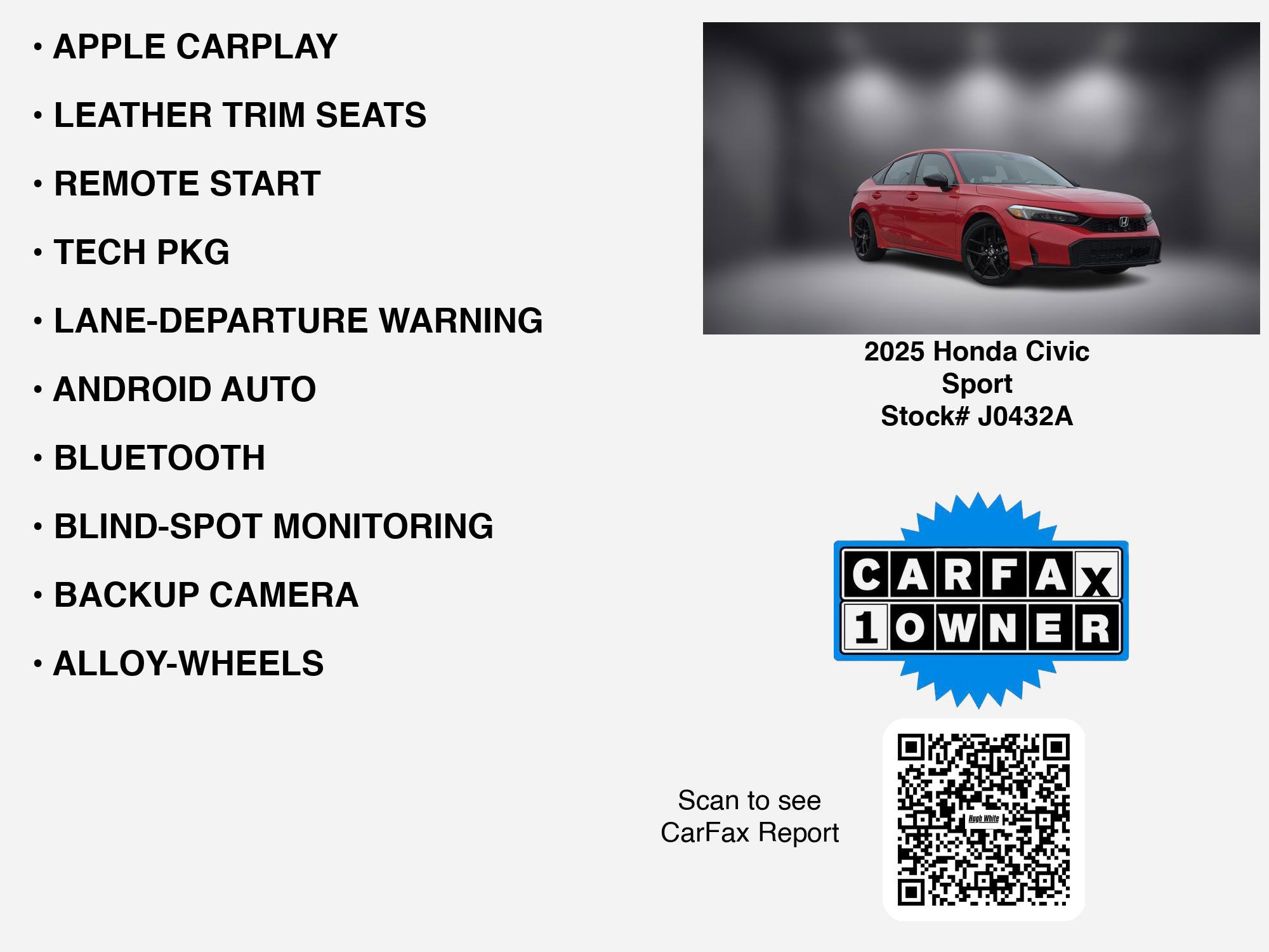 Used 2025 Honda Civic Sport image 7