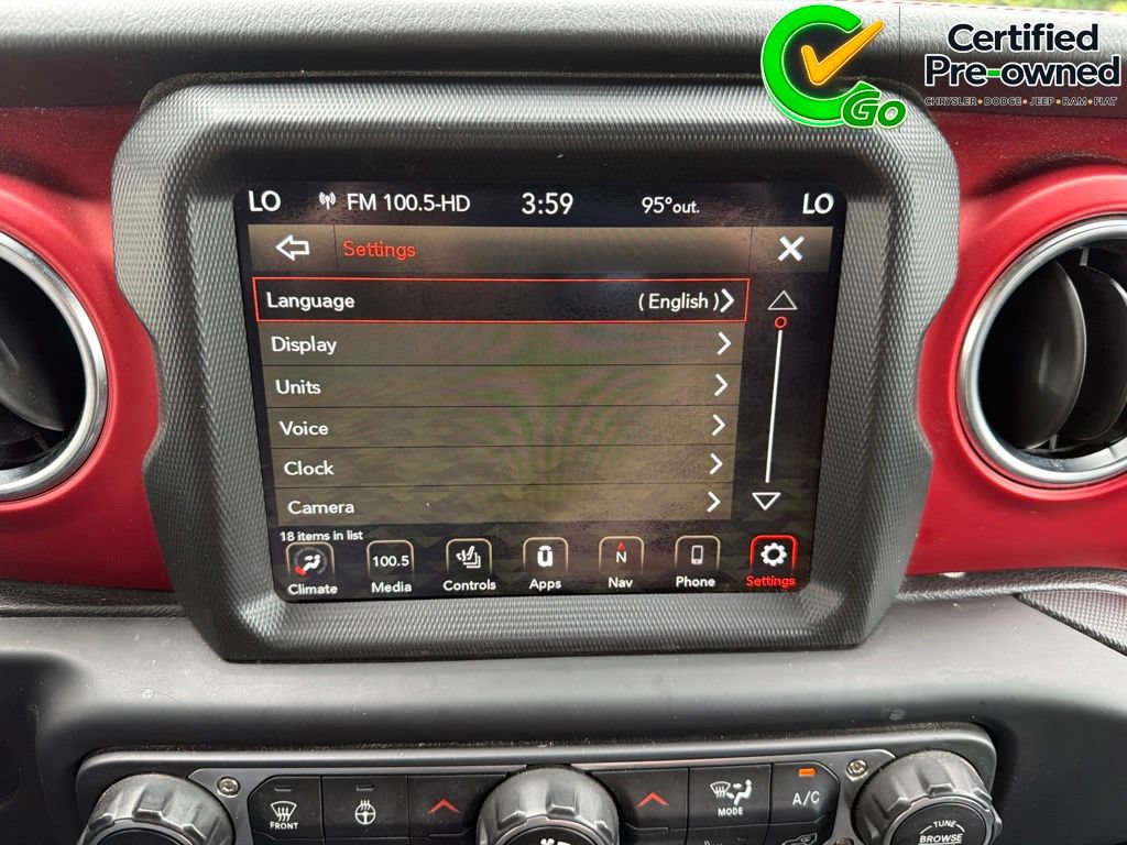 Certified 2020 Jeep Gladiator Rubicon AWD/4WD image 90