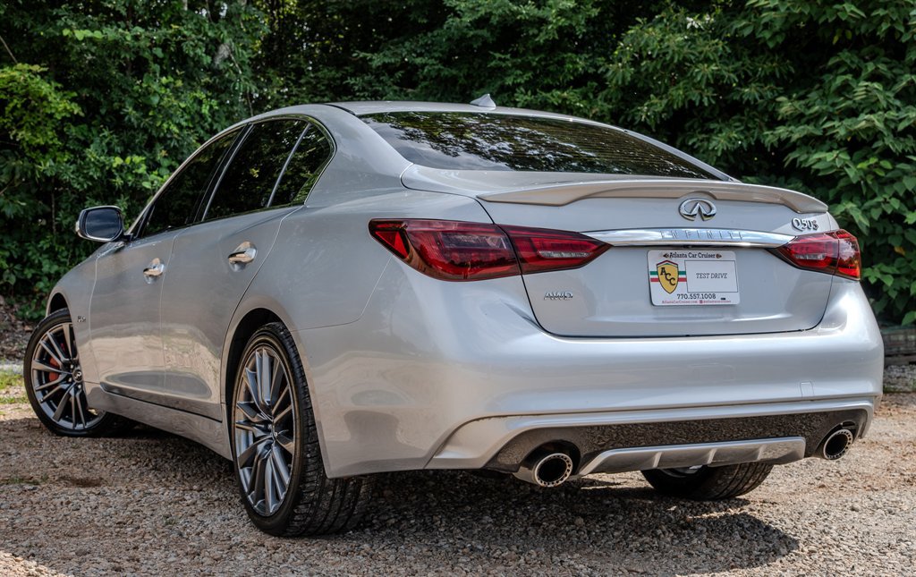 Used 2019 INFINITI Q50 Red Sport 400 AWD/4WD image 3