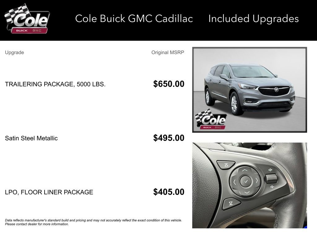 Certified 2021 Buick Enclave Essence w/ Trailering Package, 5000 lbs. image 3