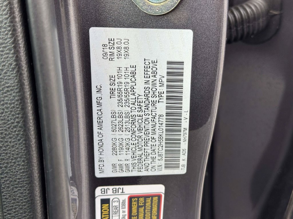 Certified 2019 Acura RDX w/ Technology Package AWD/4WD image 33