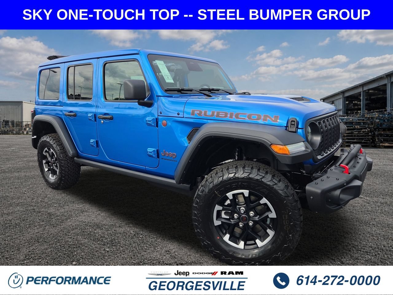 New 2026 Jeep Wrangler Unlimited Rubicon w/ Steel Bumper Group