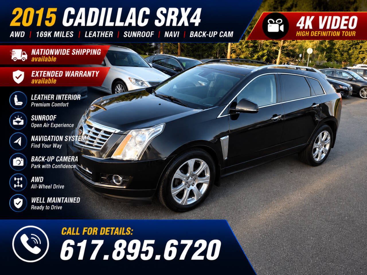 Used 2015 Cadillac SRX Performance w/ Driver Awareness Package AWD/4WD video 1