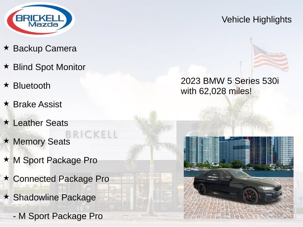 Used 2023 BMW 530i w/ Executive Package RWD image 17
