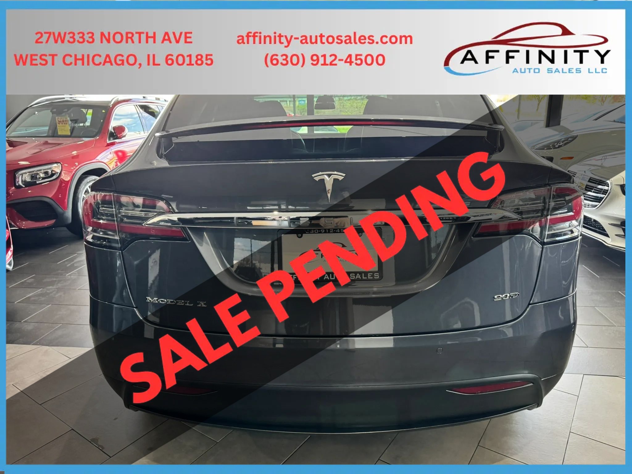 Used 2017 Tesla Model X 90D AWD/4WD image 4