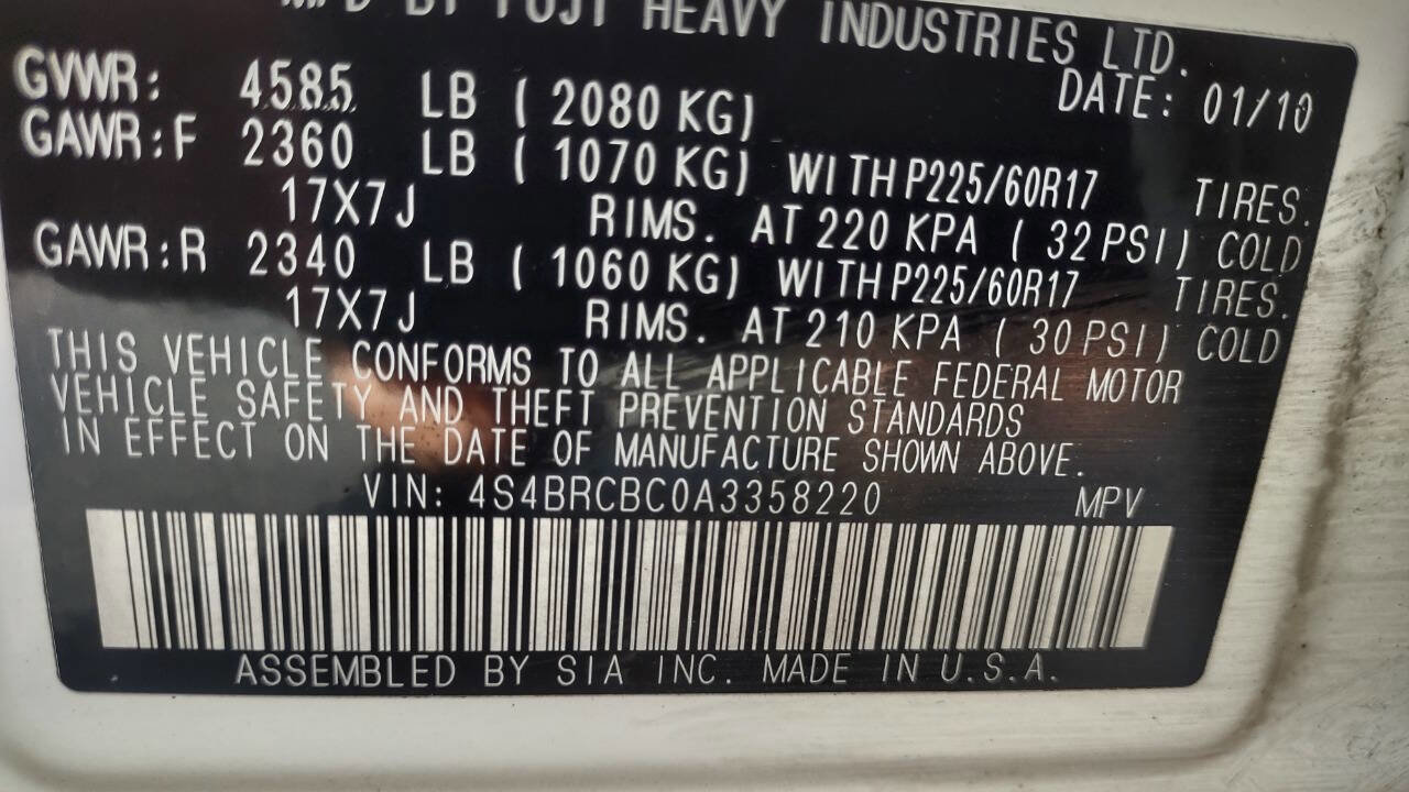 Used 2010 Subaru Outback 2.5i Premium w/ Popular Equipment Group 1B image 31