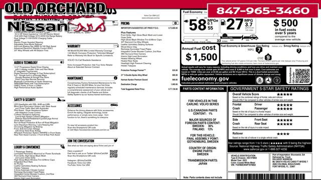 Used 2023 Volvo XC90 T8 Plus w/ Protection Package Premier AWD/4WD image 8