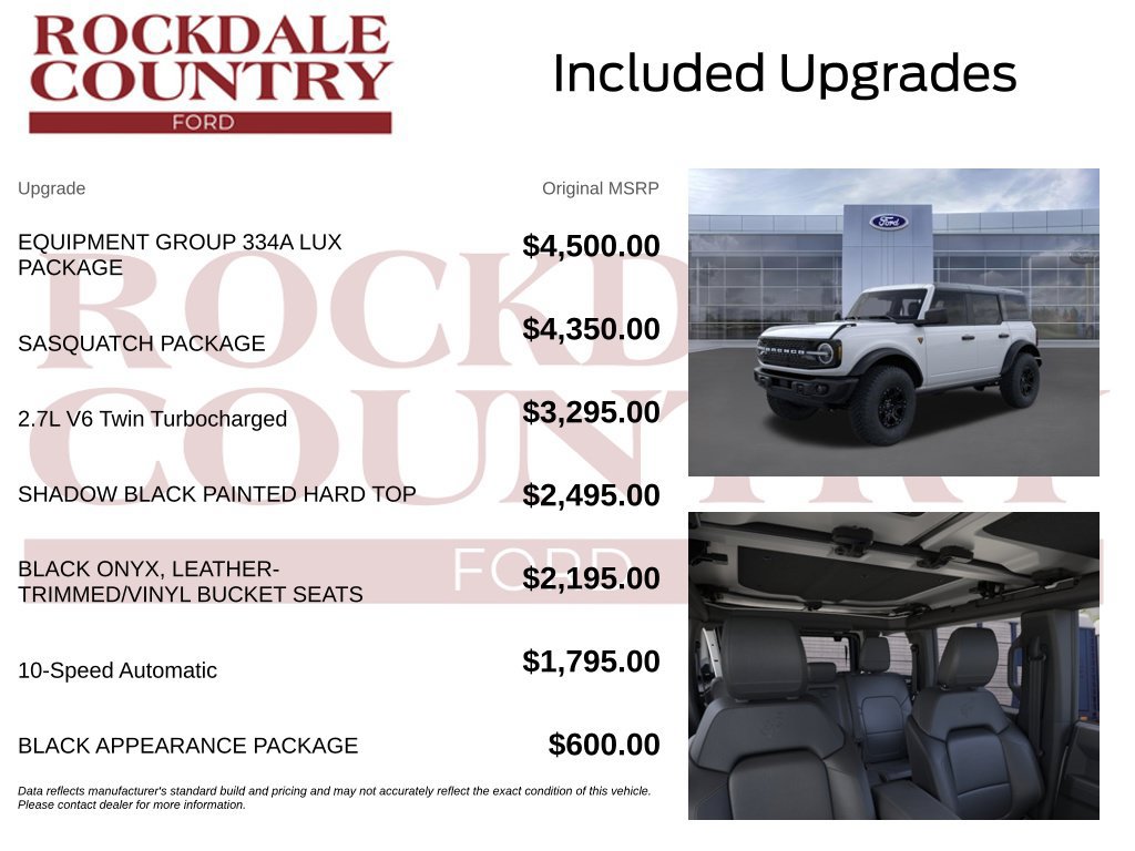 New 2026 Ford Bronco Badlands AWD/4WD image 10