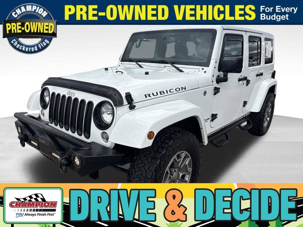 Used 2016 Jeep Wrangler Unlimited Rubicon w/ Connectivity Group AWD/4WD image 1