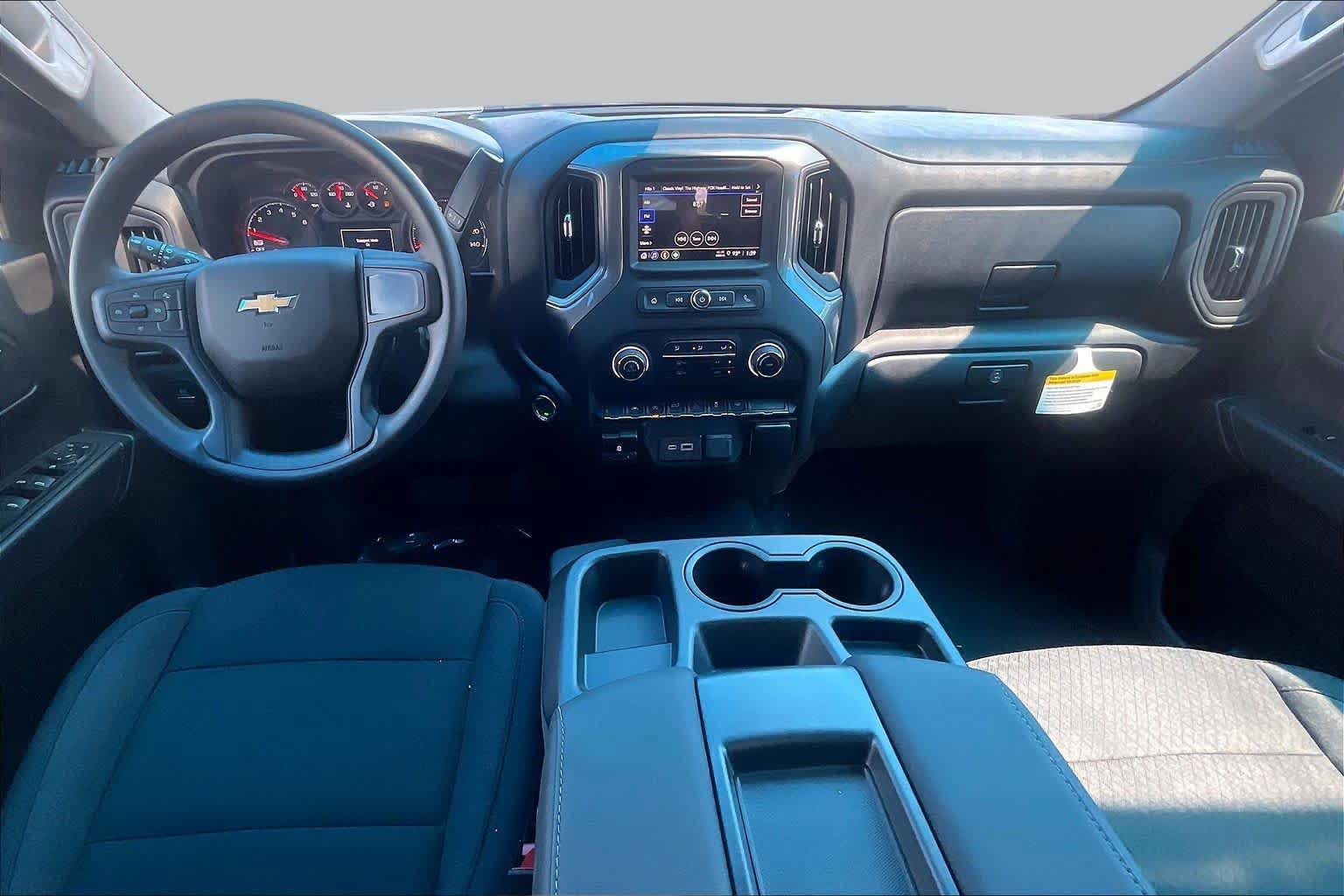 New 2026 Chevrolet Silverado 1500 Custom w/ Turbomax Blackout Package RWD image 5