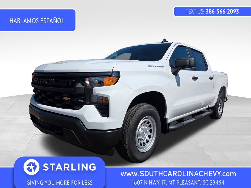 New 2025 Chevrolet Silverado 1500 W/T w/ WT Value Package