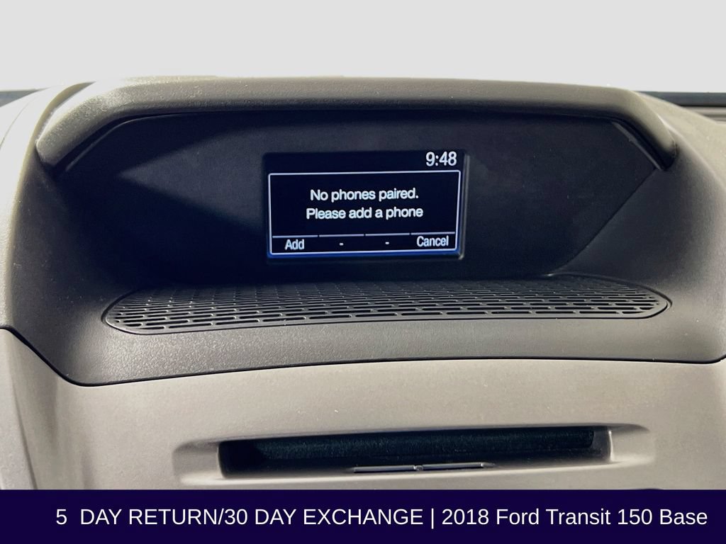 Certified 2018 Ford Transit 150 148 Low Roof w/ Premium Package RWD image 18