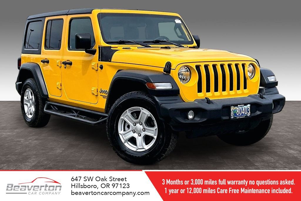 Used 2019 Jeep Wrangler Unlimited Sport S