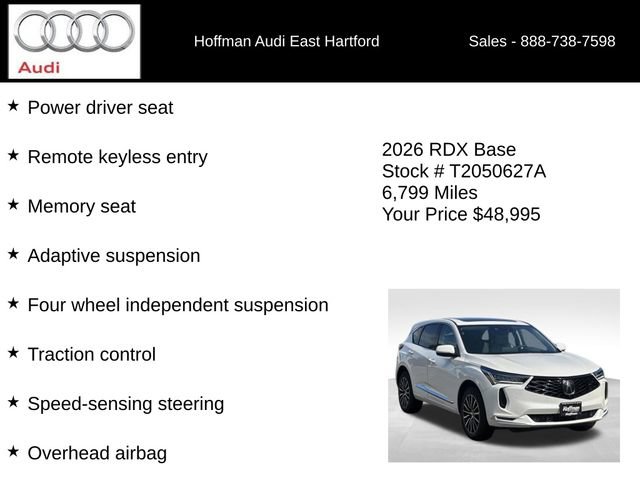 Used 2026 Acura RDX w/ Advance Package AWD/4WD image 18