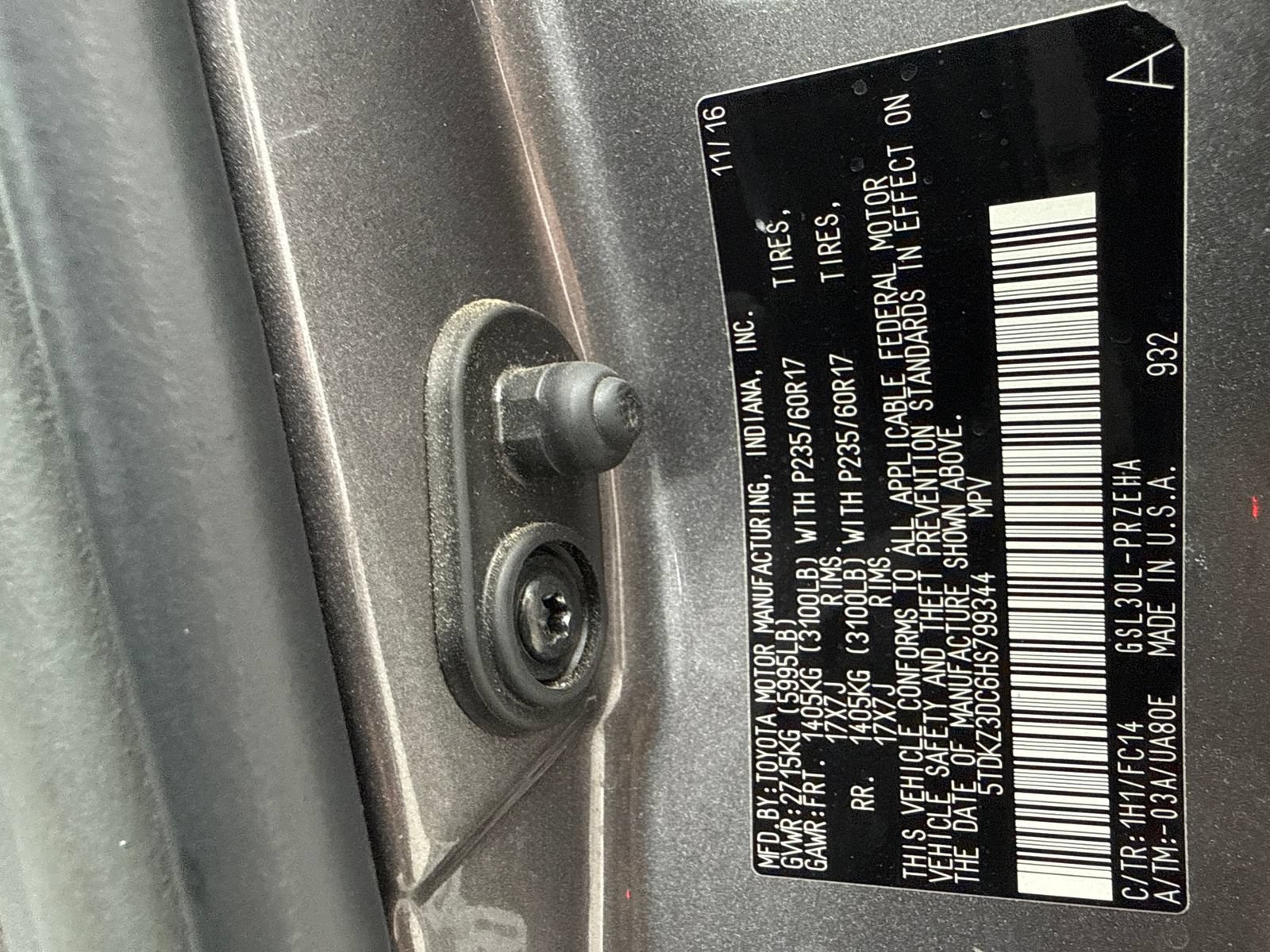 Used 2017 Toyota Sienna LE FWD image 52
