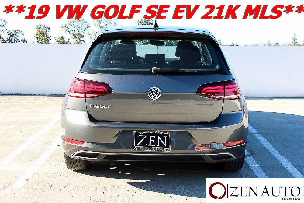 Used 2019 Volkswagen e-Golf SE w/ Driver Assistance Package image 10