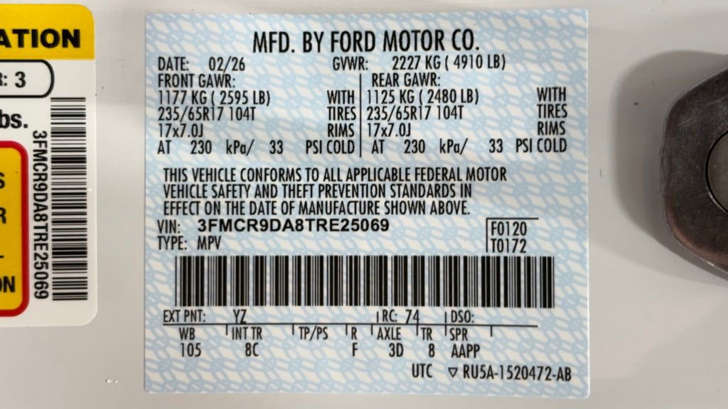 New 2026 Ford Bronco Sport Badlands w/ Sasquatch Badlands Package AWD/4WD image 46