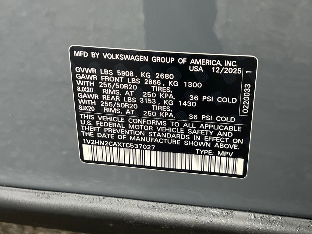 New 2026 Volkswagen Atlas SE AWD/4WD image 31