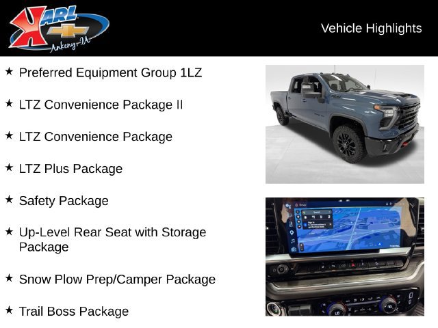 Certified 2025 Chevrolet Silverado 2500 LTZ w/ LTZ Plus Package AWD/4WD image 2