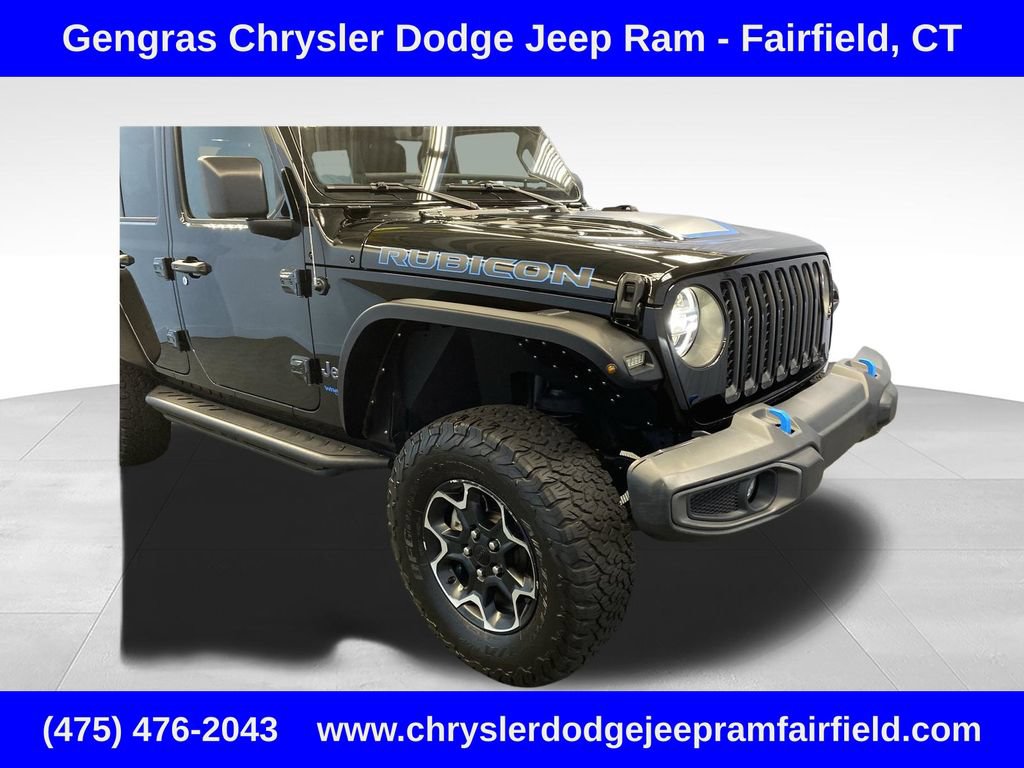 Used 2022 Jeep Wrangler Unlimited Rubicon 4xe w/ Cold Weather Group AWD/4WD image 47