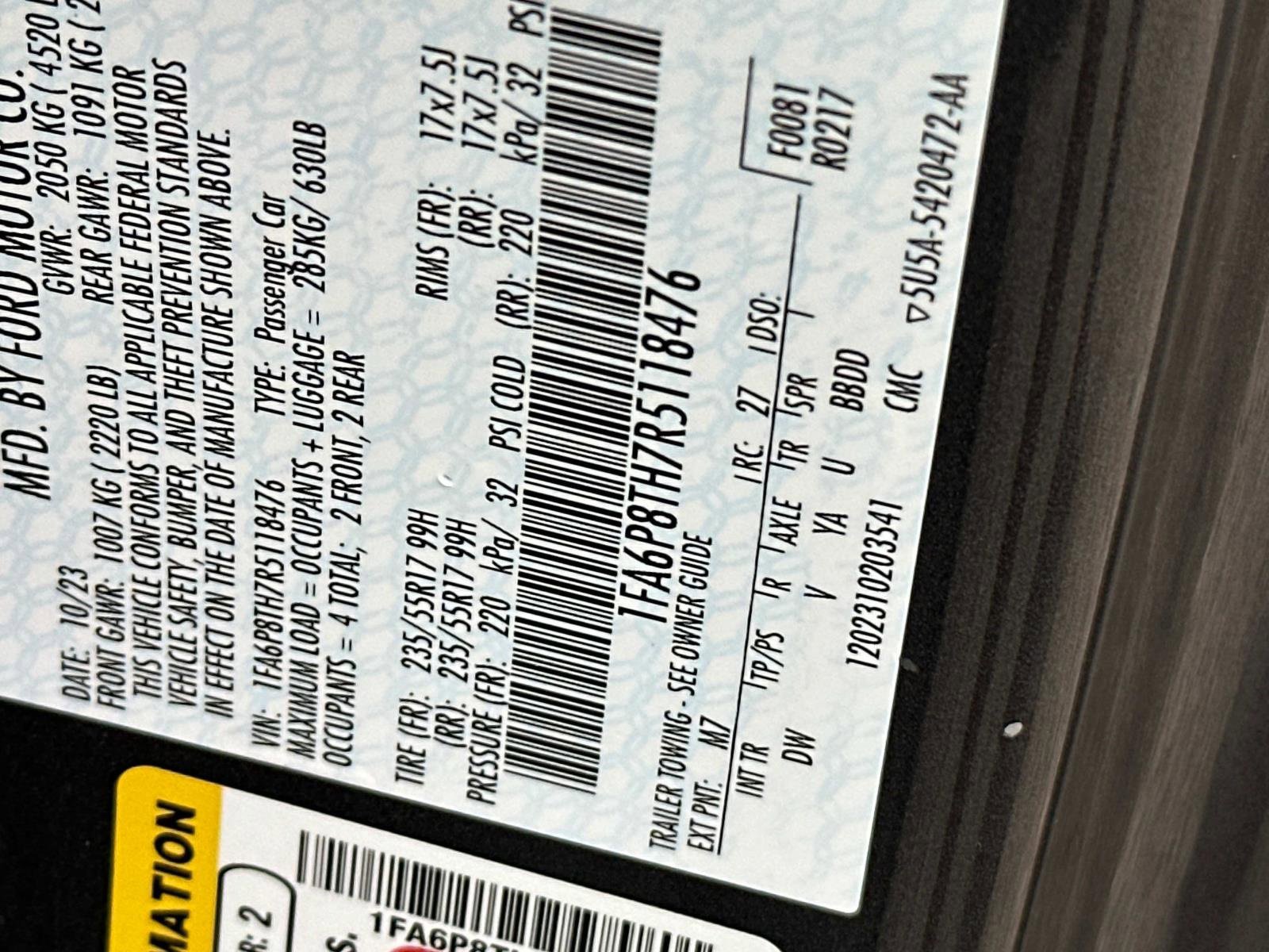 Used 2024 Ford Mustang Coupe image 24