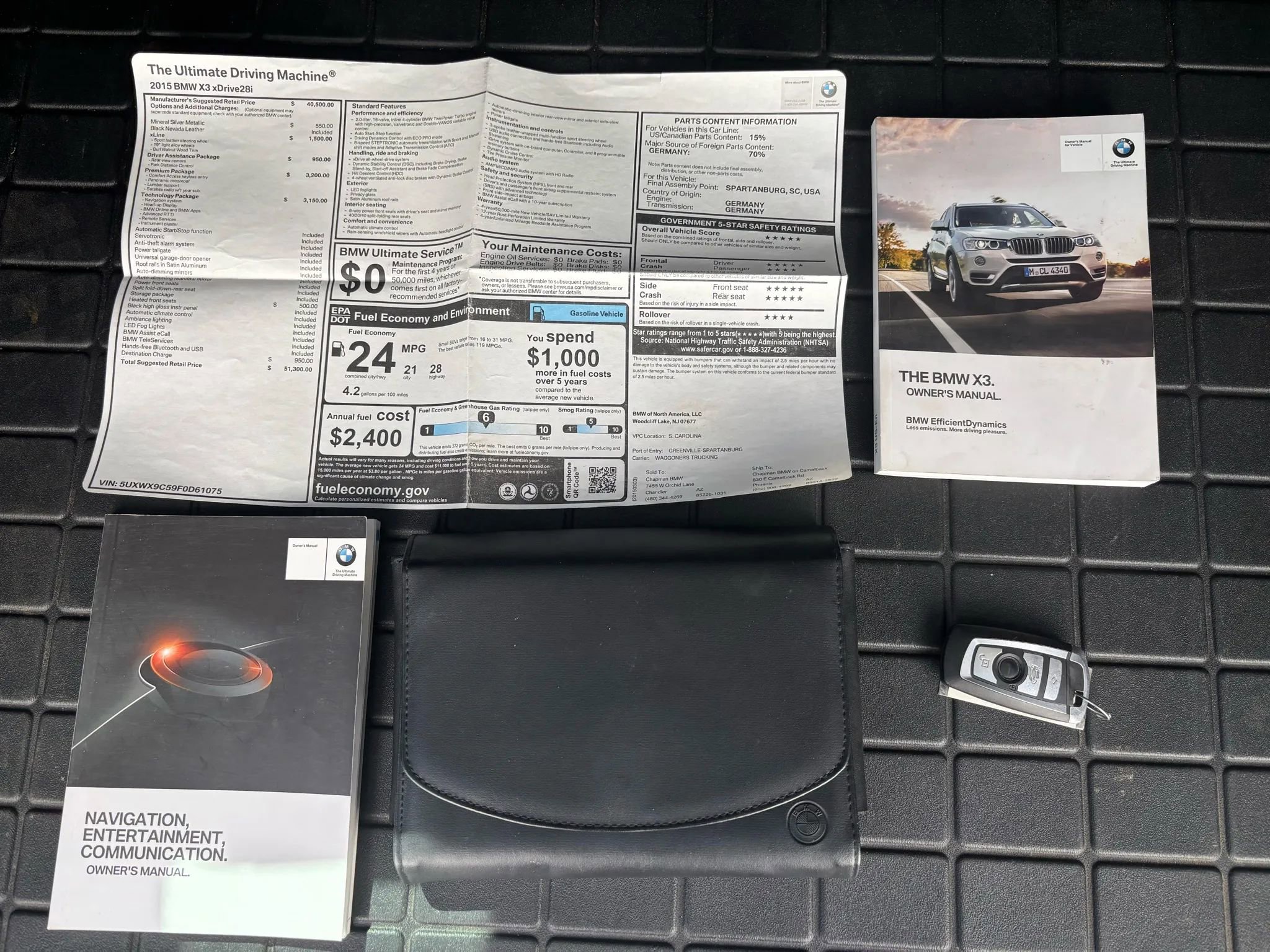 Used 2015 BMW X3 xDrive28i image 74