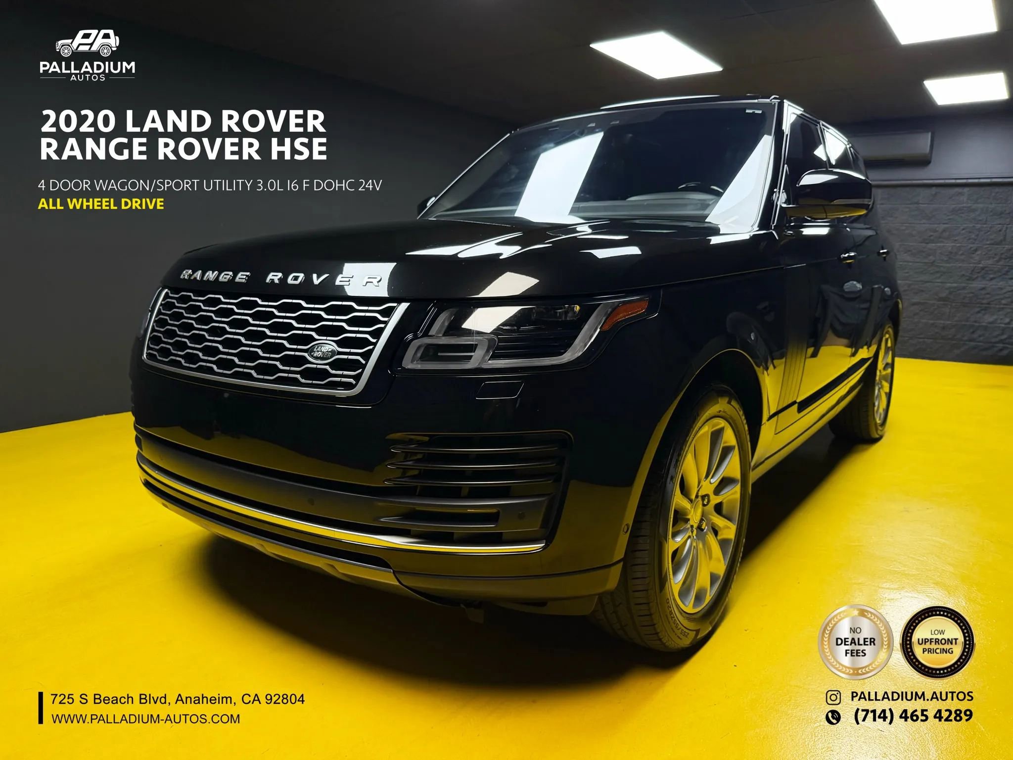 Used 2020 Land Rover Range Rover HSE AWD/4WD image 1