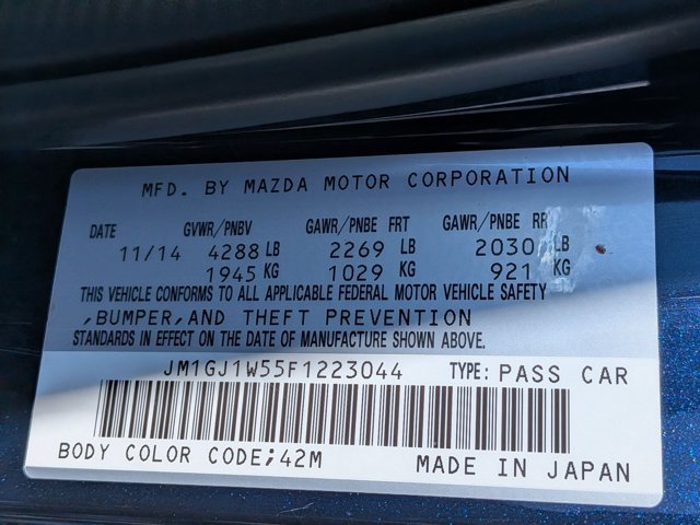 Used 2015 MAZDA MAZDA6 Grand Touring w/ GT Technology Package FWD image 25