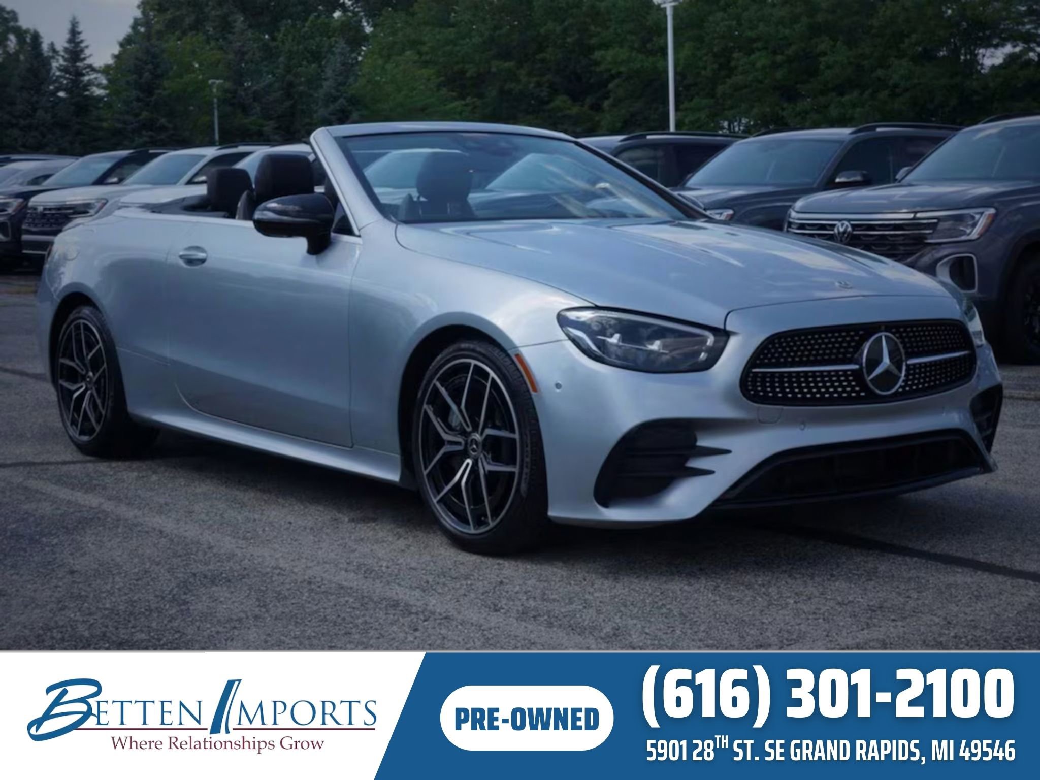 Used 2022 Mercedes-Benz E 450 Cabriolet w/ AMG Line